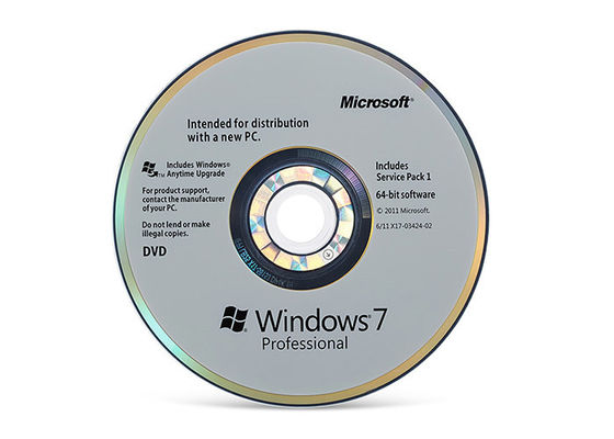 Langue multilingue du système d'exploitation de Windows 7 de clé de permis avec le paquet complet de DVD