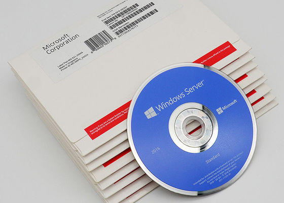Autocollant anglais de COA de la clé DVD de permis de Windows Server 2016 de versions
