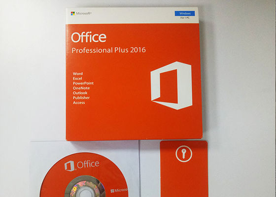 Bureau multilingue 2016 de langue de logiciel original de Microsoft Office pro plus la clé de permis