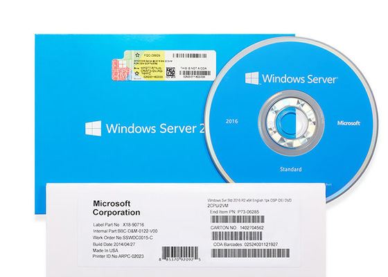 Système logiciel de version multilingue principale de DVD Windows Server 2016
